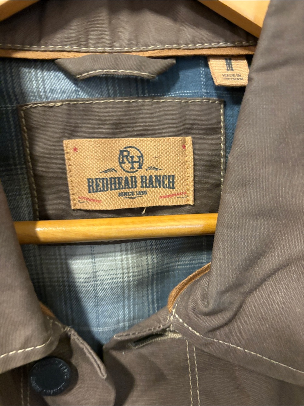 Men's Brown Work Jacket Redhead Ranch Medium - Picture 2 of 9